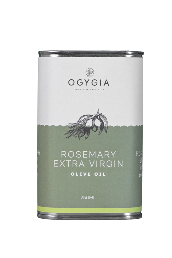 Ogygia Rosemary Extra Vergin Olive Oil Tin 250ml
